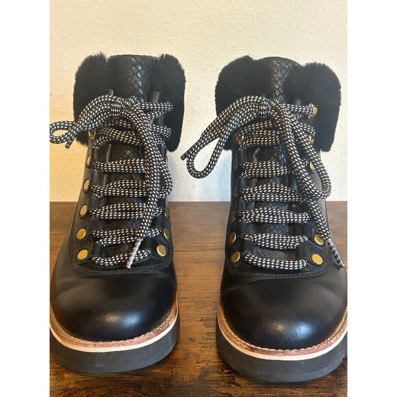 Cole Haan Zerogrand Explore WaterProof  Hiker Boots WMNS Size 6.5 Black - Picture 3 of 10